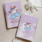 Σκληρόδετο Premium Τετράδιο με Σχέδιο Μαγικό Ταξίδι