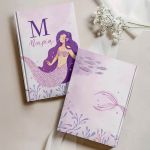 Σκληρόδετο Premium Τετράδιο με Σχέδιο Ευτυχισμένη Γοργόνα