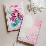 Σκληρόδετο Premium Τετράδιο με Σχέδιο Γλυκιά Γοργόνα