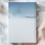Σκληρόδετο Premium Τετράδιο με Σχέδιο Blue Anthesis