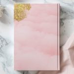 Σκληρόδετο Premium Τετράδιο με Σχέδιο Gold Glitter Unicorn