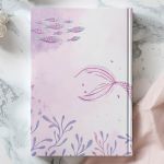 Σκληρόδετο Premium Τετράδιο με Σχέδιο Ευτυχισμένη Γοργόνα