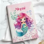 Σκληρόδετο Premium Τετράδιο με Σχέδιο Γλυκιά Γοργόνα