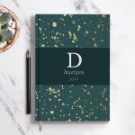 Προσωποποιημένη Ατζέντα - Ημερολόγιο με Σχέδιο Gold Dots