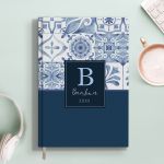 Προσωποποιημένη Ατζέντα - Ημερολόγιο με Σχέδιο Blue Design