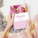 Προσωποποιημένη Ατζέντα - Ημερολόγιο με Σχέδιο Ματζέντα