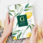 Προσωποποιημένη Ατζέντα - Ημερολόγιο με Σχέδιο Λεμονιά