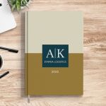 Επαγγελαμτική Ατζέντα - Ημερολόγιο με Σχέδιο Sunset Threads