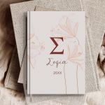 Προσωποποιημένη Ατζέντα - Ημερολόγιο με Σχέδιο Abstract Art