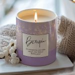 Αρωματικό Κερί, Χειροποίητο με Άρωμα Vanilla Cream, Winter