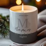 Αρωματικό Κερί, Χειροποίητο με Άρωμα Vanilla Cream, Nights