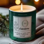 Αρωματικό Κερί, Χειροποίητο με Άρωμα Vanilla Cream, Green Gold