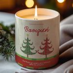 Αρωματικό Κερί, Χειροποίητο με Άρωμα Vanilla Cream, Happy Tree