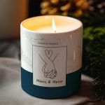 Αρωματικό Κερί, Χειροποίητο με Άρωμα Vanilla Cream, Hands