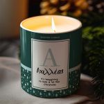 Αρωματικό Κερί, Χειροποίητο με Άρωμα Vanilla Cream, Like Xmas