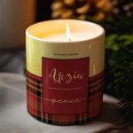 Αρωματικό Κερί, Χειροποίητο με Άρωμα Vanilla Cream, Joy & Love