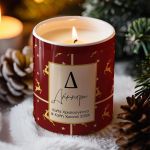 Αρωματικό Κερί, Χειροποίητο με Άρωμα Vanilla Cream, Red Gift