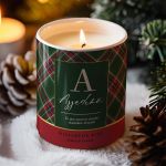 Αρωματικό Κερί, Χειροποίητο με Άρωμα Vanilla Cream, Mistletoe