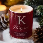 Αρωματικό Κερί, Χειροποίητο με Άρωμα Vanilla Cream, Gold Snow