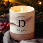 Αρωματικό Κερί, Χειροποίητο με Άρωμα Vanilla Cream, Mountains