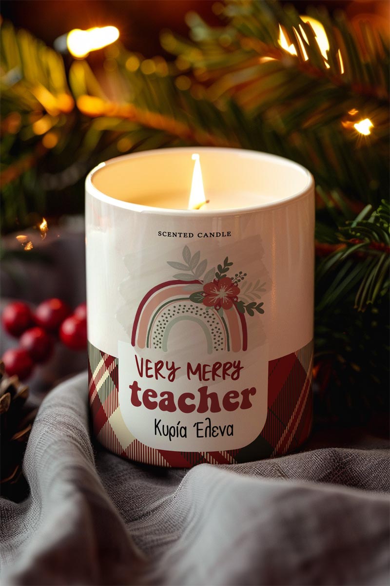 Αρωματικό Κερί, Χειροποίητο με Άρωμα Vanilla Cream, Very Merry