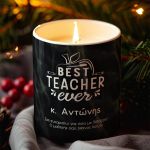 Αρωματικό Κερί, Χειροποίητο με Άρωμα Vanilla Cream, Top Teach