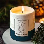 Αρωματικό Κερί, Χειροποίητο με Άρωμα Vanilla Cream, Hands