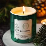 Αρωματικό Κερί, Χειροποίητο με Άρωμα Vanilla Cream, Green Gold