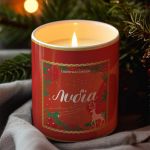 Αρωματικό Κερί, Χειροποίητο με Άρωμα Vanilla Cream, Xmas Deer