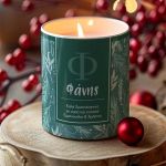 Αρωματικό Κερί, Χειροποίητο με Άρωμα Vanilla Cream, Fun Xmas