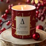 Αρωματικό Κερί, Χειροποίητο με Άρωμα Vanilla Cream, Red Gift