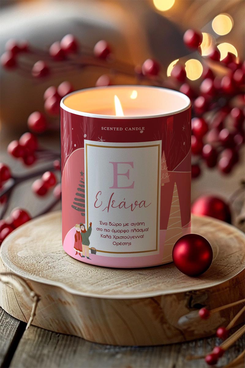 Αρωματικό Κερί, Χειροποίητο με Άρωμα Vanilla Cream, Colourful