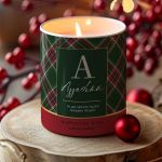 Αρωματικό Κερί, Χειροποίητο με Άρωμα Vanilla Cream, Mistletoe