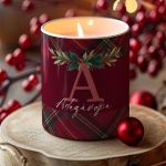 Αρωματικό Κερί, Χειροποίητο με Άρωμα Vanilla Cream, Xmas Spirit