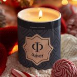 Αρωματικό Κερί, Χειροποίητο με Άρωμα Vanilla Cream, Xmas Star