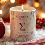 Αρωματικό Κερί, Χειροποίητο με Άρωμα Vanilla Cream, Love Mom