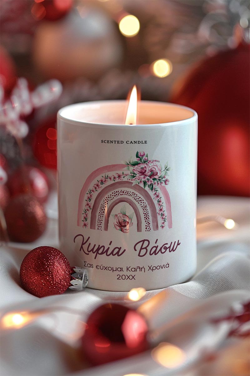 Αρωματικό Κερί, Χειροποίητο με Άρωμα Vanilla Cream, Teacher