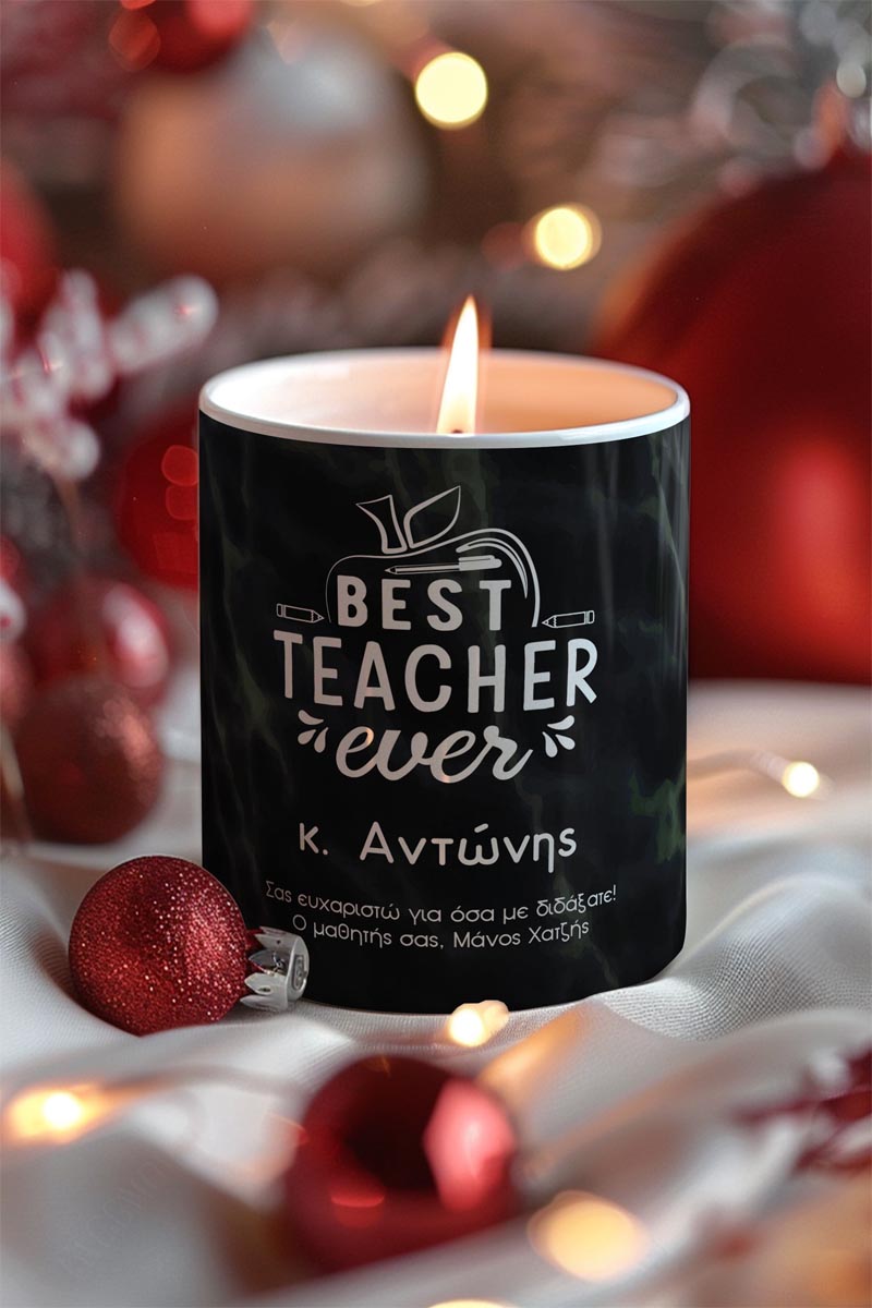 Αρωματικό Κερί, Χειροποίητο με Άρωμα Vanilla Cream, Top Teach