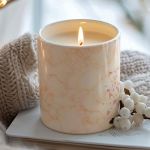 Αρωματικό Κερί, Χειροποίητο με Άρωμα Vanilla Cream, Warm Love