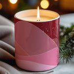 Αρωματικό Κερί, Χειροποίητο με Άρωμα Vanilla Cream, Colourful