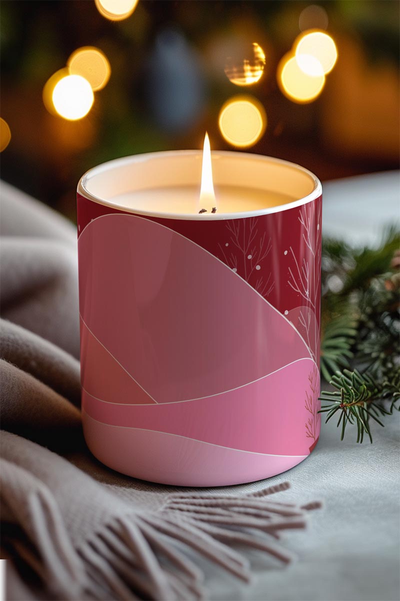 Αρωματικό Κερί, Χειροποίητο με Άρωμα Vanilla Cream, Colourful