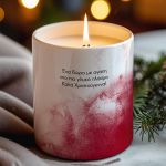 Αρωματικό Κερί, Χειροποίητο με Άρωμα Vanilla Cream, Poinsettia