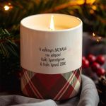 Αρωματικό Κερί, Χειροποίητο με Άρωμα Vanilla Cream, Very Merry