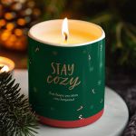 Αρωματικό Κερί, Χειροποίητο με Άρωμα Vanilla Cream, Stay Cozy