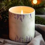 Αρωματικό Κερί, Χειροποίητο με Άρωμα Vanilla Cream, Love Mom