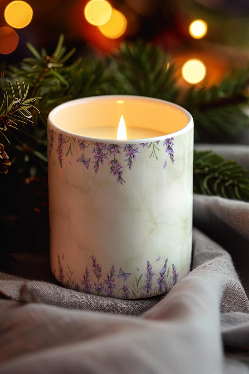 Αρωματικό Κερί, Χειροποίητο με Άρωμα Vanilla Cream, Love Mom