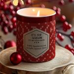 Αρωματικό Κερί, Χειροποίητο με Άρωμα Vanilla Cream, Red Season