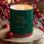 Αρωματικό Κερί, Χειροποίητο με Άρωμα Vanilla Cream, Stay Cozy
