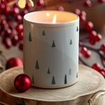 Αρωματικό Κερί, Χειροποίητο με Άρωμα Vanilla Cream, Xmas Time