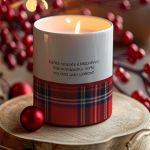 Αρωματικό Κερί, Χειροποίητο με Άρωμα Vanilla Cream, Red Merry